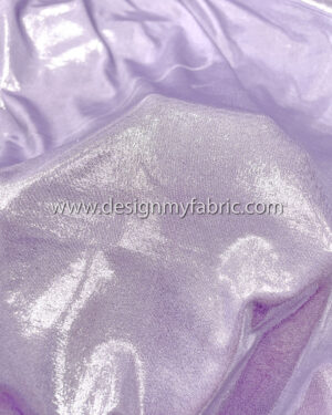 Light purple spandex metallic fabric #51035