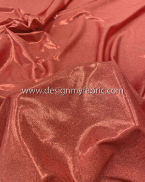 Red spandex metallic fabric #51036