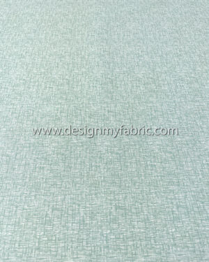 White and mint twill fabric #82018