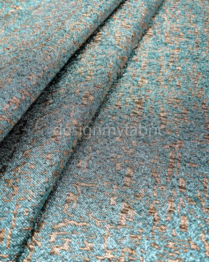 Blue and brown jacquard #200391