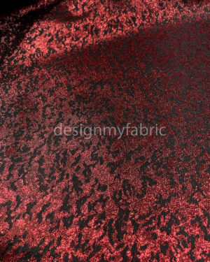 Red and black jacquard #200414
