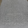 Silver sequined black lace fabric #200326 - Image 11