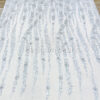 Baby blue 3d flower beaded lace fabric #200319 - Image 9
