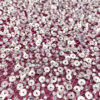 Silver sequined Pink lace fabric #200330 - Image 5