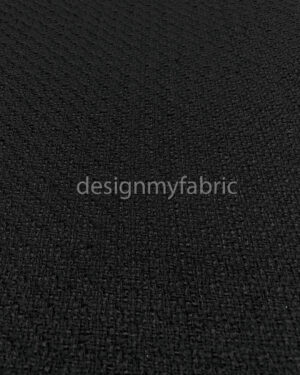 Black tweed fabric #200370