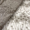 Exclusive Deal: Last Piece - 3 Yards Light brown beaded lace fabric #95079