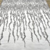 Exclusive Deal: Last Piece - 3.2 Yards of Grey Pearls and Beaded Lace Fabric (#99009) - Image 9