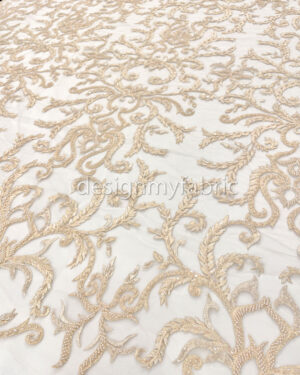 Exclusive Deal: Last Piece - 2.2 yards Pastel color lace fabric #91473